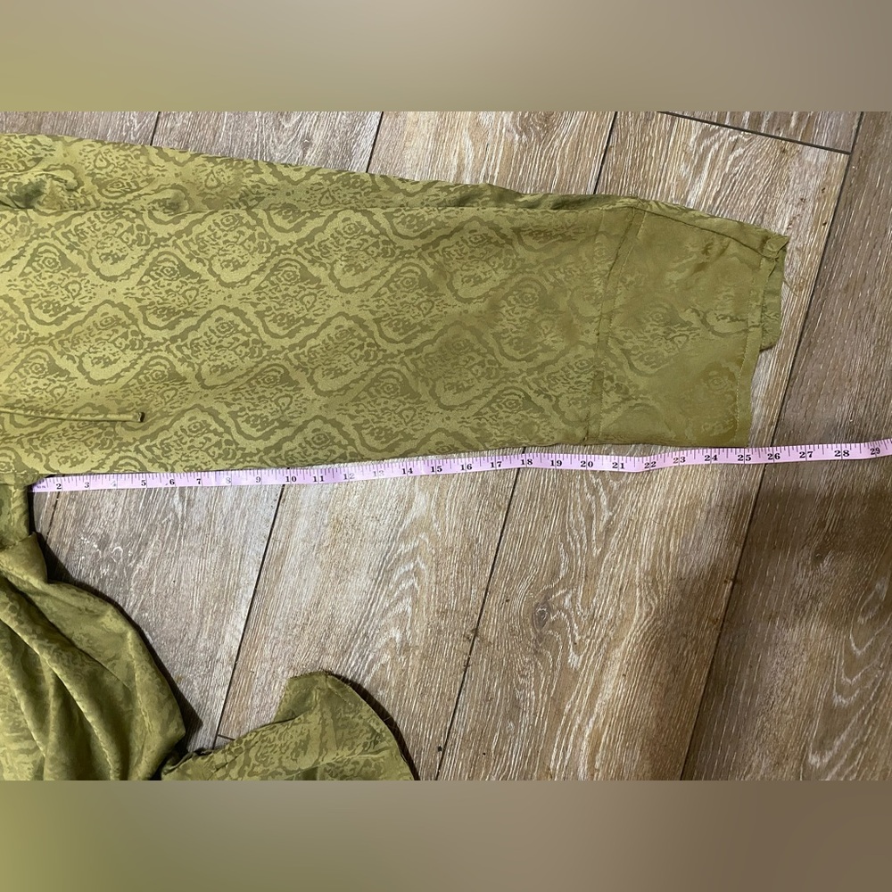 Urban Outfitters Out From Under Jayce Jacquard Jumpsuit - Moss Green - Picture 10 of 10